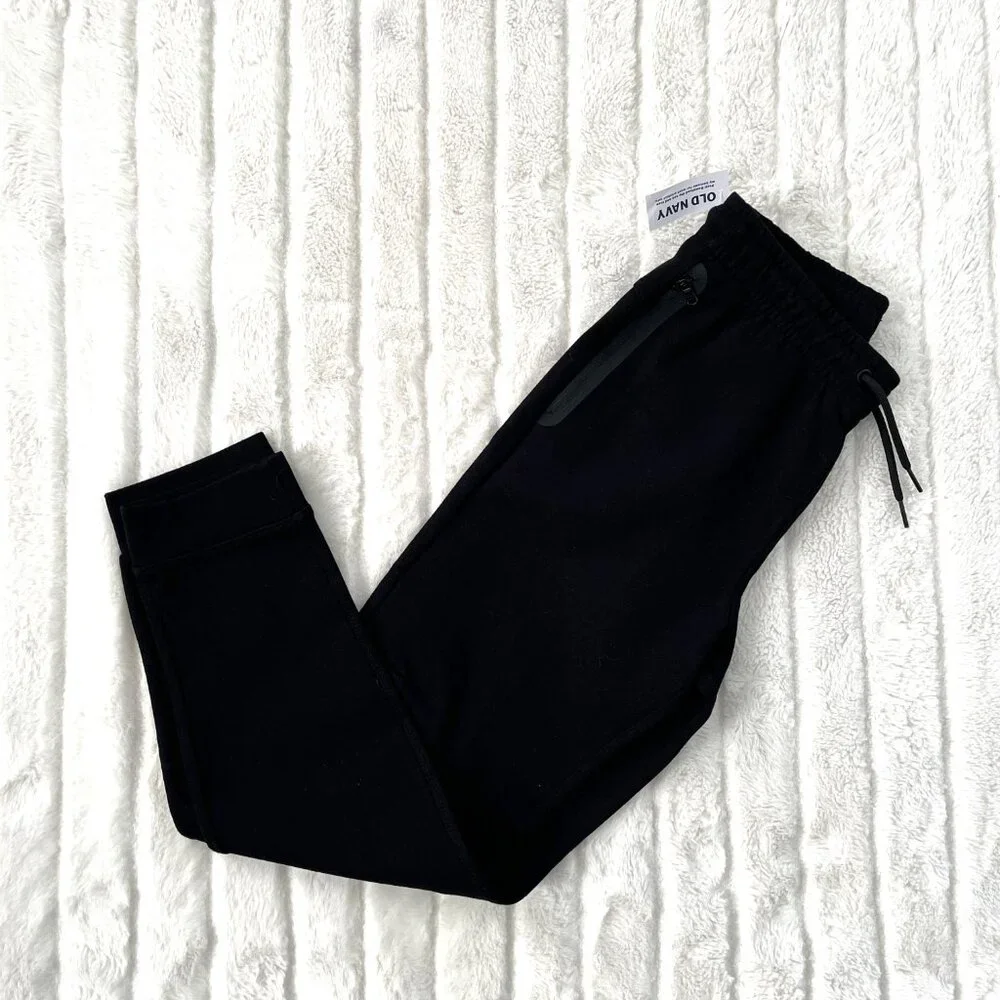NWT Boys Old Navy Dynamic Jogger Sweatpants (Black) L